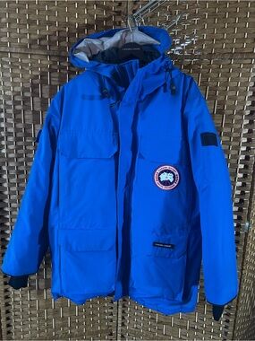 Canada Goose Black Parka with Red Patch